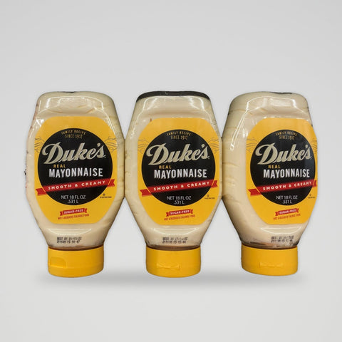 3 Bottles Duke's Real Mayonnaise Dukes Mayo Sandwich Spread Dressing