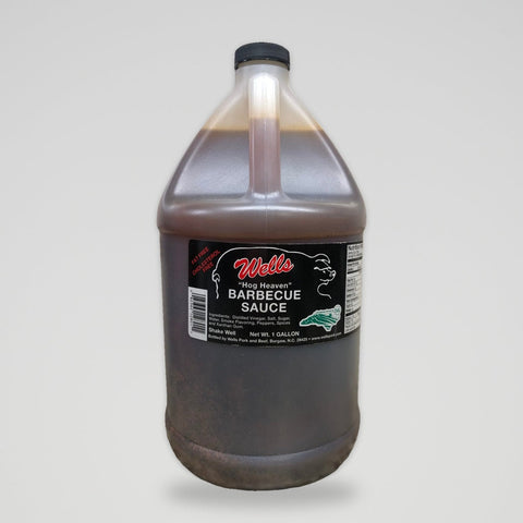 Well's Original Hog Heaven Barbecue Sauce, 1 gallon