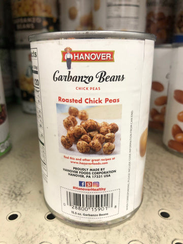 6 Cans of Hanover Chick Peas Garbanzo Beans, 15.5 oz