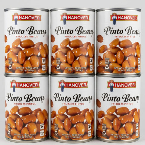 6 Cans of Hanover Pinto Beans, 15.5 oz