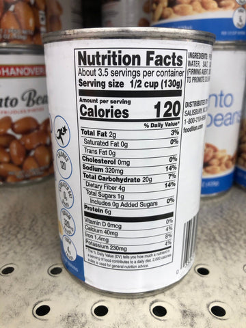 6 Cans of Food Lion Chick Peas Garbanzo Beans, 15.5 oz