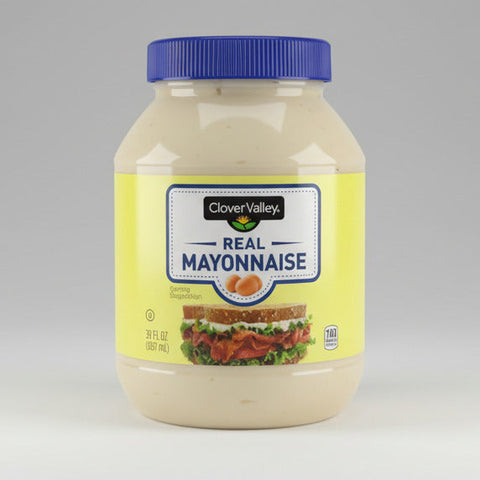 2 JARS Clover Valley Real Mayonnaise Mayo 30 oz Sandwich Dressing JFG DG