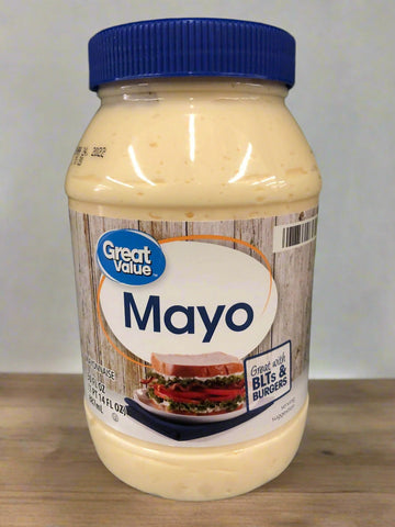 2 JARS Great Value Real Mayonnaise Mayo 30 oz Sandwich Dressing