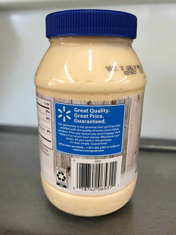 2 JARS Great Value Real Mayonnaise Mayo 30 oz Sandwich Dressing