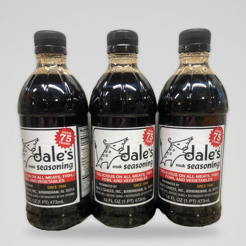 3 Bottles of Dale's Seasoning Steak Seasoning, 16 oz