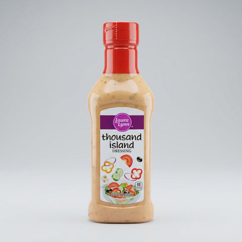 4 Bottles of Laura Lynn Thousand Island Salad Dressing, 16 oz