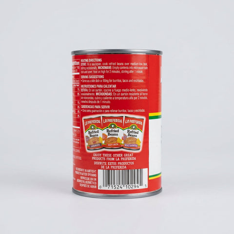 4 Cans of La Preferida Authenic Refried Beans, 16 oz