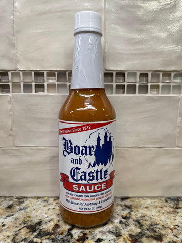 3 Bottles of Boar and Castle Sauce Steak Grilling BBQ Sauce, 12 oz