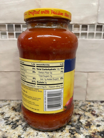 3 Jars of Ragu Old World Style Meat Flavored Tomato Spaghetti Pasta Sauce, 24 oz