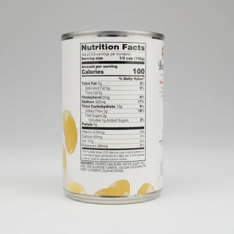 6 CANS Hanover Butter Beans 15.5 oz Can Large Limas in Sauce