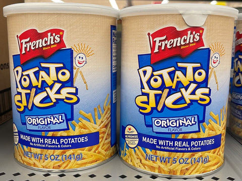 2 Cans of French's Original Potato Sticks, 5 oz