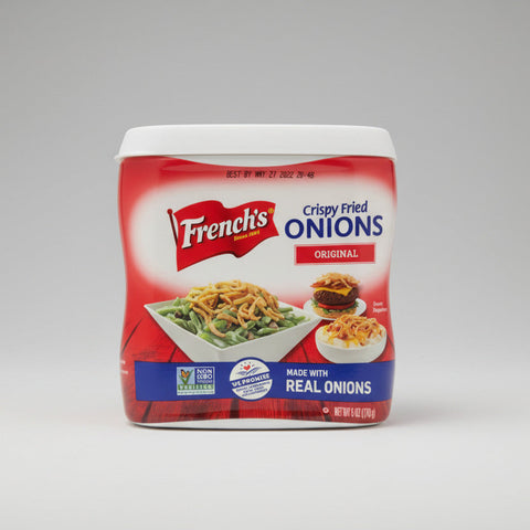3 Cans French's Original Crispy Fried Onions 6 oz Dried Snack Crunchy