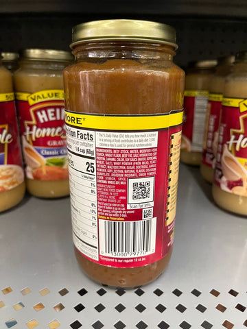 3 Jars of Heinz Home Style Savory Beef Gravy Value Size, 18 oz