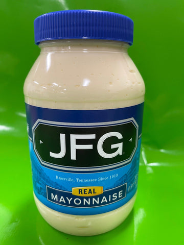 2 Jars JFG Real Mayonnaise Mayo Sandwich Spread Dressing Dukes Kraft