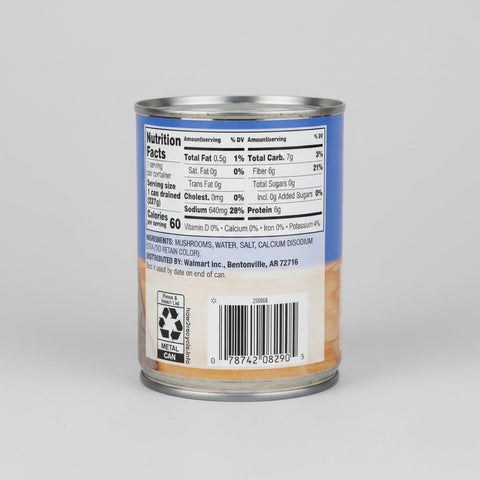 12 CANS Great Value Mushroom Pieces & Stems 8 oz Can Salad Pizza Paste