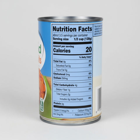 12 CANS Great Value Sliced Carrots 14.5 oz Can Vegetable Salad Juice