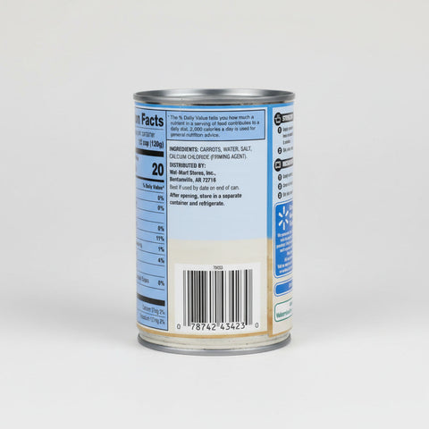 12 CANS Great Value Sliced Carrots 14.5 oz Can Vegetable Salad Juice