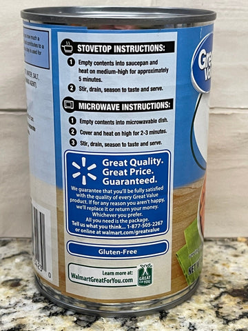 6 Cans of Great Value Sliced Carrots, 14.5 oz