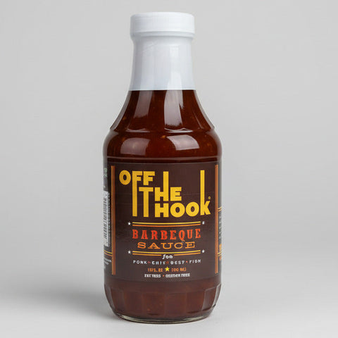 2 BOTTLES Off The Hook Barbeque Sauce 16 oz BBQ Pork Chicken Dip NC