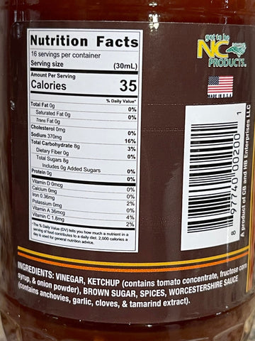 2 BOTTLES Off The Hook Barbeque Sauce 16 oz BBQ Pork Chicken Dip NC