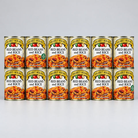 12 CANS Margaret Holmes Southern Style Red Beans and Rice 15 oz Can