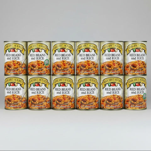 12 CANS Margaret Holmes Southern Style Red Beans and Rice 15 oz Can