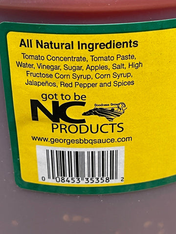 George's Special BBQ Sauce, 128 oz