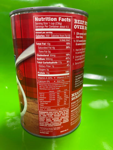 2 Cans of Dinty Moore Beef Stew, 38 oz