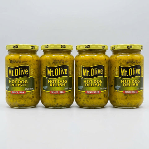 Mount Olive Hot Dog Mustard Pickle Relish, 12 oz