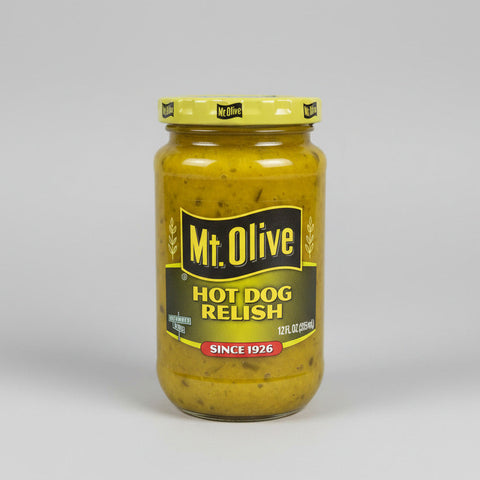 Mount Olive Hot Dog Mustard Pickle Relish 12oz Wiener Bun MT