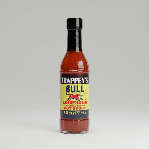 6 BOTTLES Trappeys Louisiana Original Recipe Hot Sauce 6 oz Pork BBQ Pepper