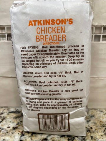 2 Bags of Atkinsons Enriched Chicken Breader, 2 lb