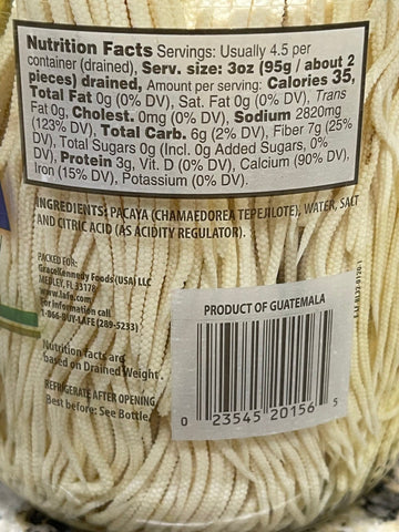 Concserva Pacaya in Brine 32 oz Can