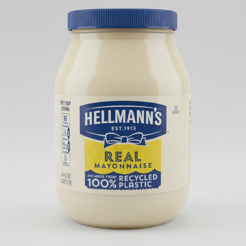 2 Jars Hellmanns Real Mayonnaise 1 GALLON Hellmann's Creamy Mayo Real Foods