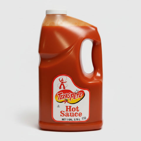 1 Gallon Texas Pete Hot Sauce 128 oz Pepper Wing Bottle BBQ Pork Dip