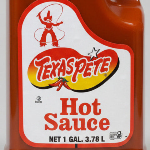 1 Gallon Texas Pete Hot Sauce 128 oz Pepper Wing Bottle BBQ Pork Dip