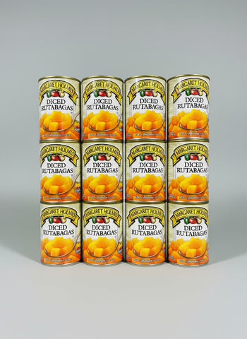 12 CANS Margaret Holmes Southern Style Diced Rutabagas 14.5 oz Can