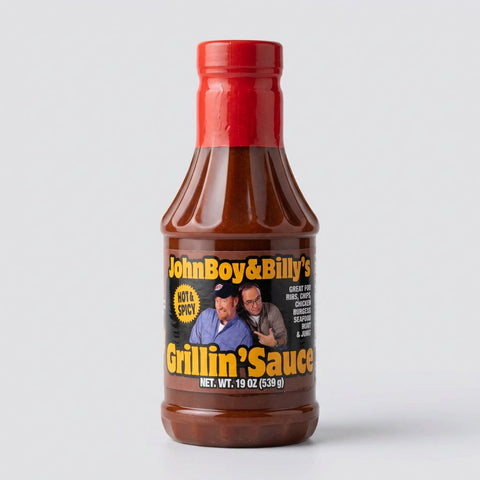 John Boy and Billy's Hot & Spicy Barbecue Grillin Sauce, 19 oz