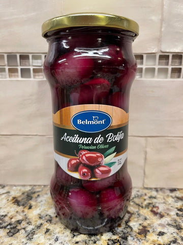2 Jars of Belmont Aceitunas de Botija Peru Peruvian Olives, 12 oz