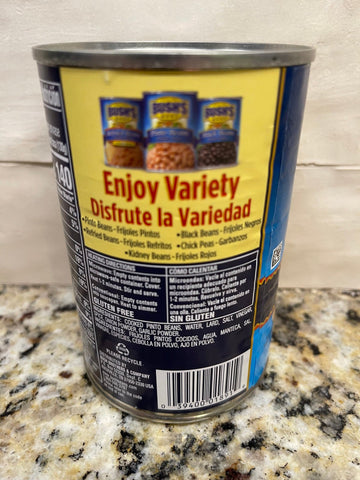 4 Cans of Bush's Traditional Refried Beans, 16 oz