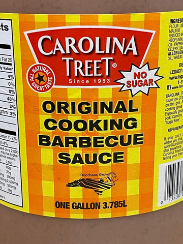 Carolina Treet BBQ Sauce, 128 oz