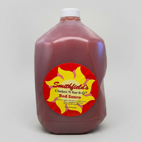 1 Gallon Smithfields Chicken 'N Bar-B-Q RED Sauce 128 oz BBQ Pork Dip NC SCNB