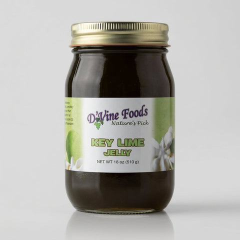 D'vine Foods Key Lime Jelly, 18 oz