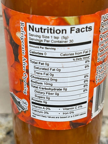 3 Bottles of D'Vine Foods Scorpion Hot Pepper Sauce, 5 oz