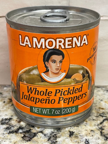 4 CANS La Morena Whole Green Pickled Jalapeno Peppers 7 oz Can Chilies