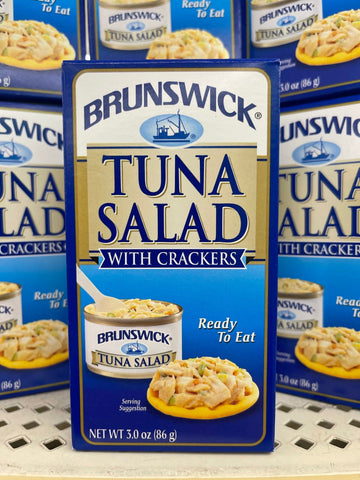 6 Packs of Brunswick Tuna Salad with crackers, 3.25 oz