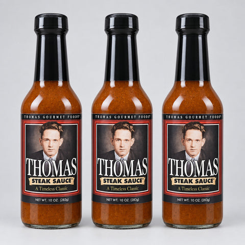 3 Bottles of Thomas Gourmet Steak Sauce, 10 oz