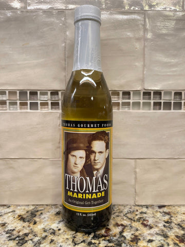 2 BOTTLES Thomas Gourmet Foods Marinade 14 oz Sauce Fish Chicken