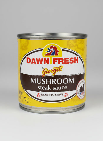 SIX CANS Dawn Fresh By Giorgio Mushroom Steak Sauce 6 oz Meatloaf Burger