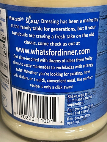3 Jars of Marzetti The Original Slaw Dressing, 16 oz